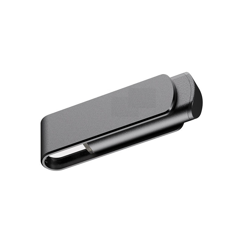 朗科(Netac)G726 U盘USB3.2旋转金属128GB(单位:个)黑色高清大图