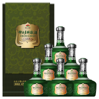 鄂尔多斯 酒 人诚敬 清香型 白酒 40度 500ml 1*6 整箱装 敬酒系列 口感绵柔，适合商务宴请 宴会用酒