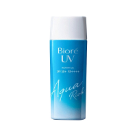 Biore 碧柔 水感保湿清爽亮彩防晒霜啫喱凝露 90ml (SPF50+ PA++++)防晒霜 防晒啫喱 各种肤质适用