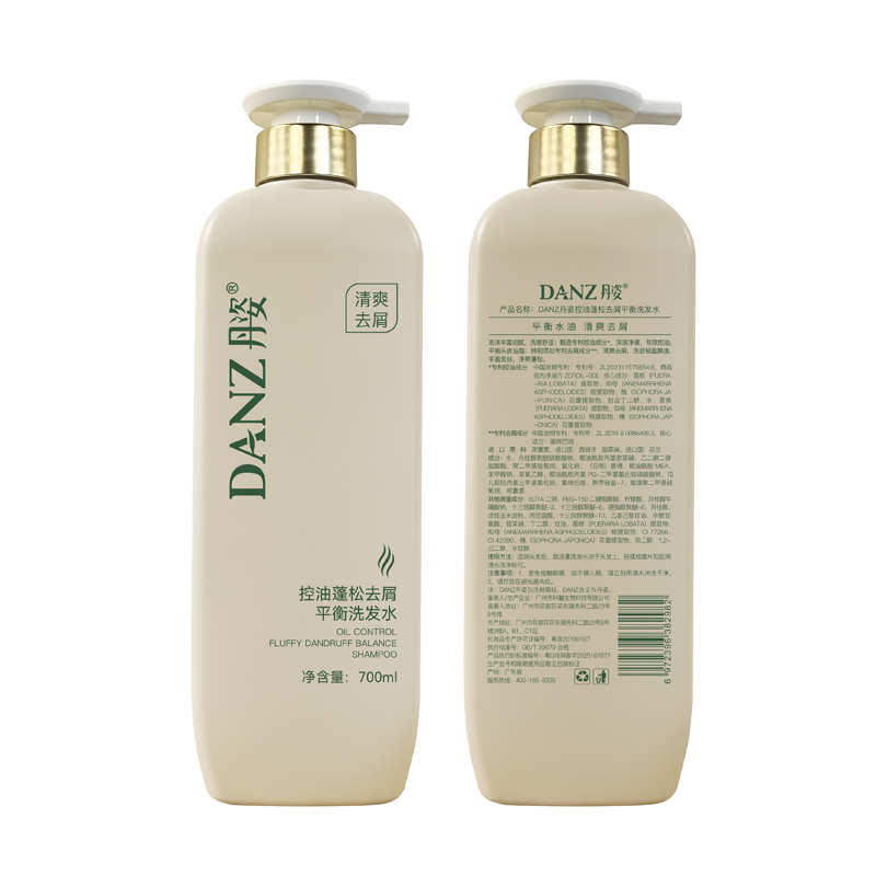 DANZ丹姿700ml控油蓬松去屑平衡洗发水(计价单位:瓶)米色高清大图