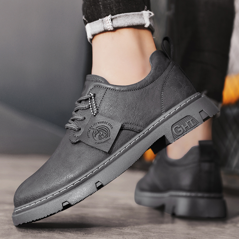 线下专柜同款卡帝乐鳄鱼cartelo新款低帮休闲鞋男鞋户外时尚工装鞋