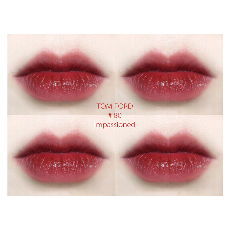 Tom Ford汤姆福特 黑管口红 TF#80#IMPASSIONED 红棕色 3g 滋润型
