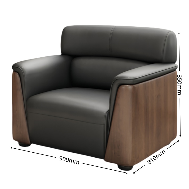 智叶舟沙发单人位900*810*850mm张高清大图