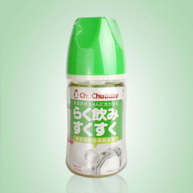 啾啾(CHUCHU) BABY 宽口径PPSU奶瓶 160ml 绿色