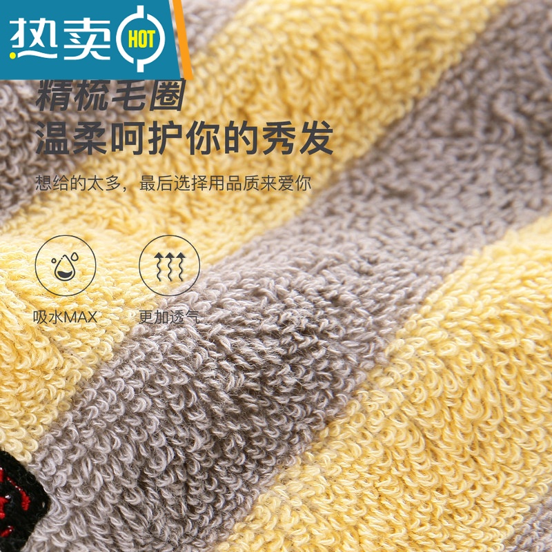 敬平浴帽干发巾干发帽 毛巾料柔软吸水清新时尚洗浴 裹头 YM017HT 红色一条高清大图