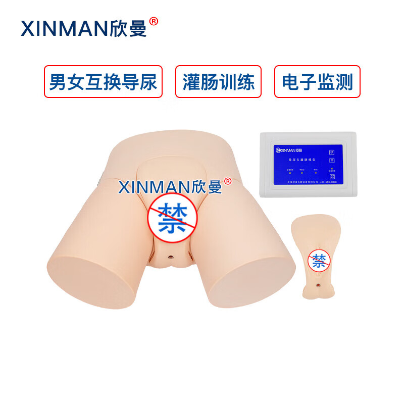 欣曼科教 电子导尿灌肠操作训练模型XM-H13高清大图