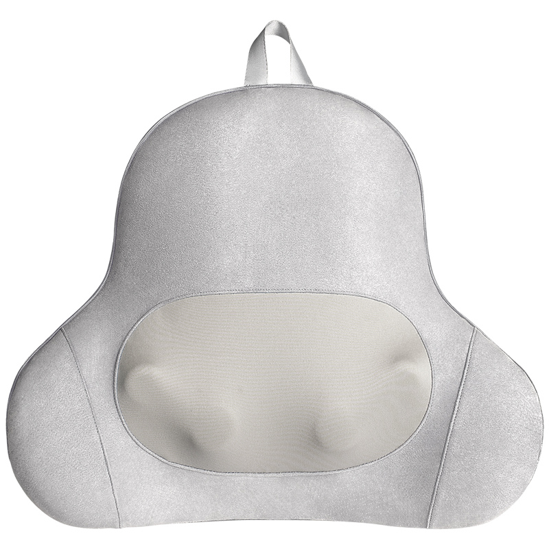 茗振 肩颈椎按摩器颈部腰部肩部颈肩多功能电动仪脖子枕头家用 MZ-158L暮光灰