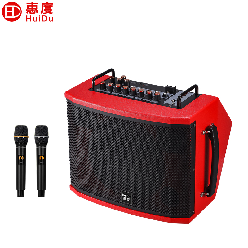 惠度(HuiDu)NB-400L专业电吹管演唱音箱双数字直播录音三分频挎包式带双麦娱乐音响电视伴侣音箱高清大图