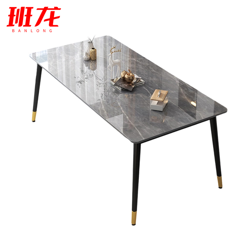 班龙岩板餐桌E4张