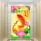 自粘整张墙纸玄关装饰画现代简约贴画卧室走廊客厅楼梯壁画玻璃贴