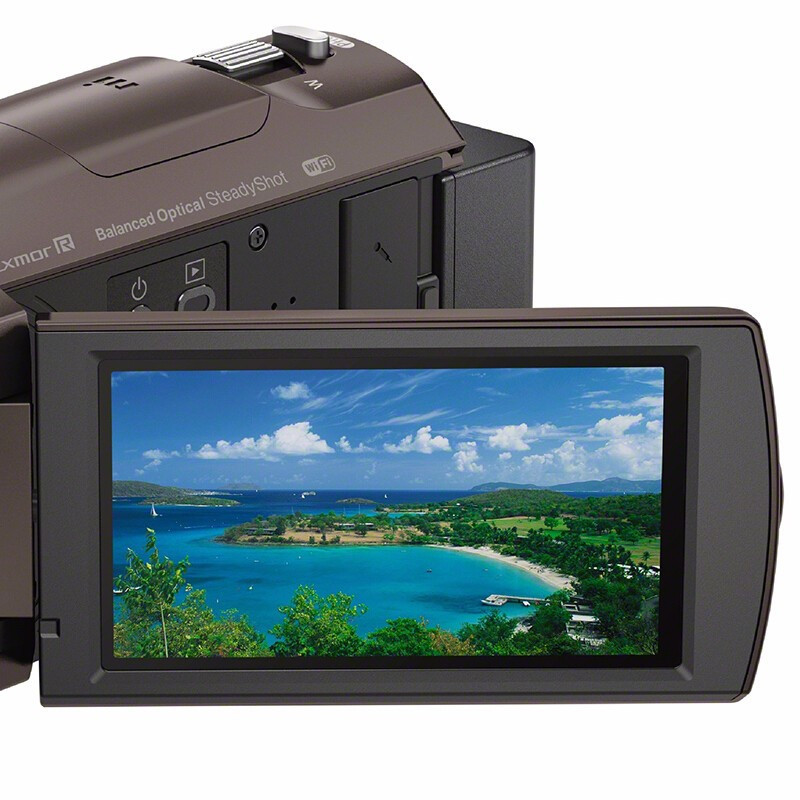 索尼HDR-CX680 高清数码摄像机 5轴防抖 30倍光学变焦 家用 会议录制/棕色色