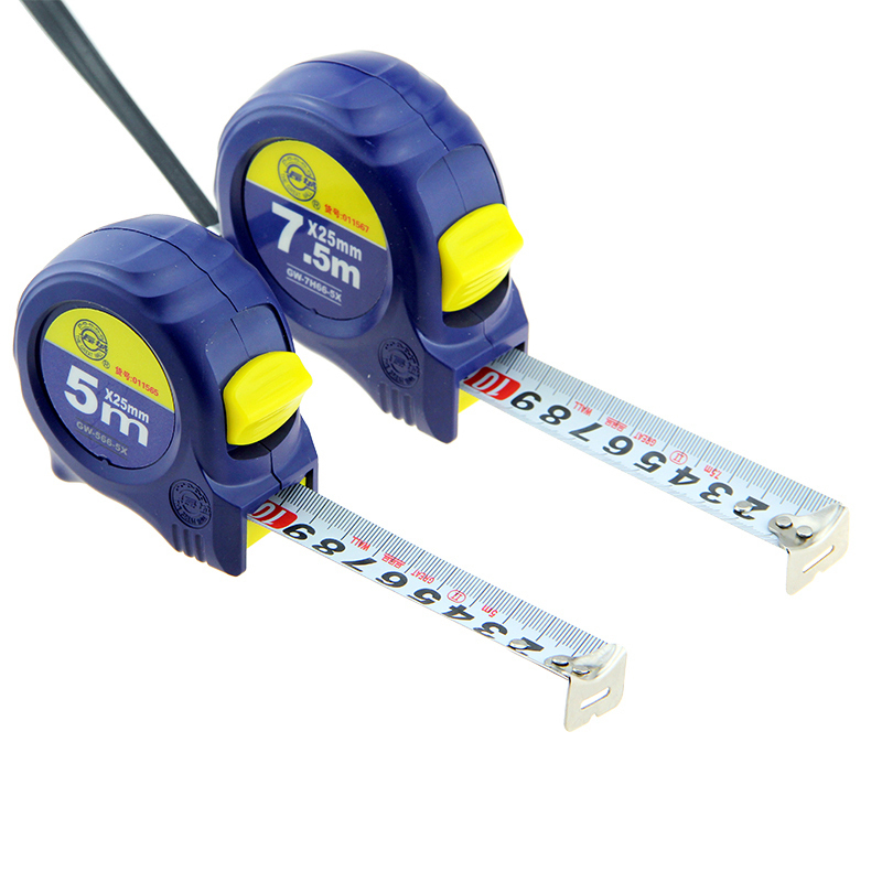长城精工 3米66-5系列双制动公制带扣卷尺盒尺 3m*16mm 011543 5把/件 1件