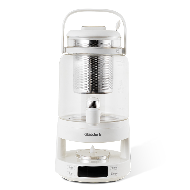 Z-盖朗(GlassLock)韩国花茶瓶带水龙头--2.8L GE-TE08CMW