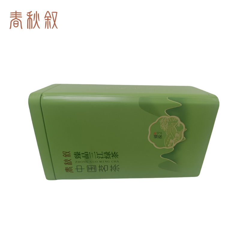 春秋叙 臻品三江绿茶 250g/罐高清大图