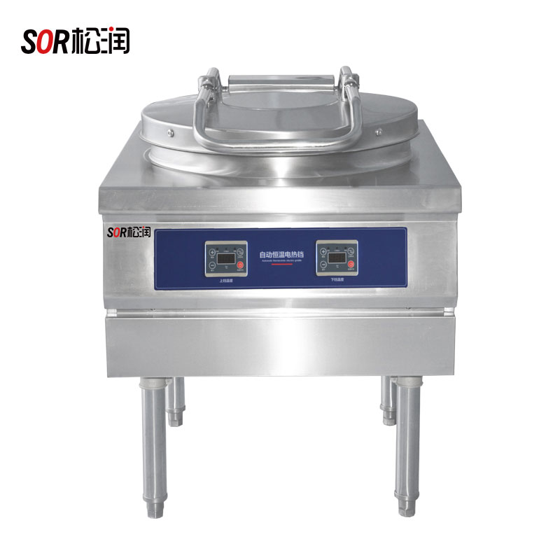 SOR松润 商用电饼铛 酒店学校医院食堂小吃店用SOR-Q202电脑版简易式电饼铛5KW高清大图