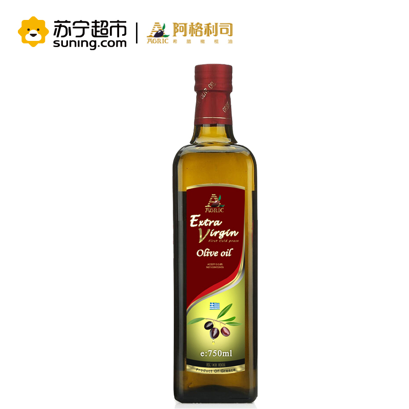希腊进口阿格利司AGRIC特级初榨橄榄油750mlx2l礼盒烘焙烧烤凉拌食用油