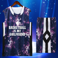 篮球服套装男球衣定制运动背心篮球队服学生训练服双面篮球服印字