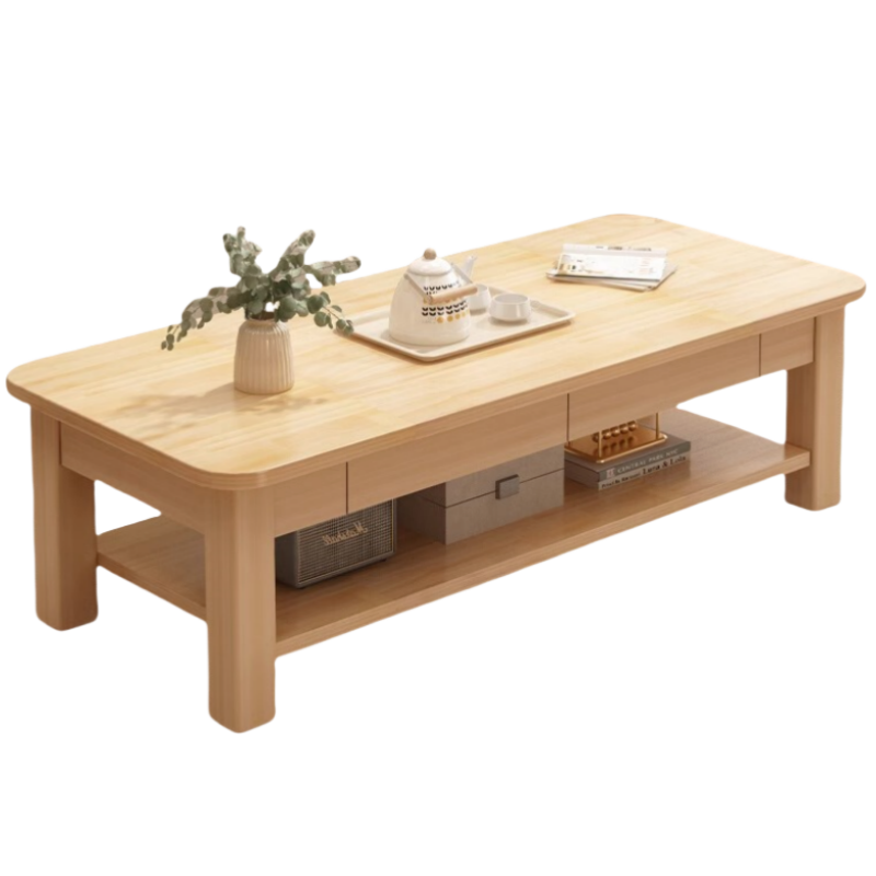 铭思达实木茶几高清大图