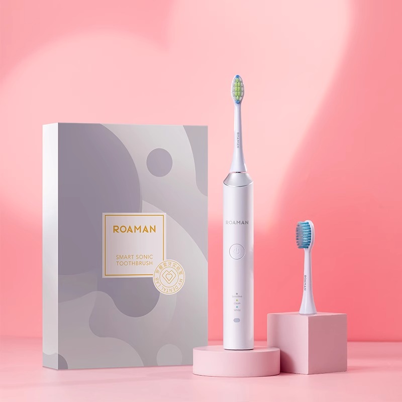 罗曼(ROAMAN) 声波电动牙刷情侣款防水成人电动牙刷 净白洁齿口腔护理柔软刷毛牙刷 T3