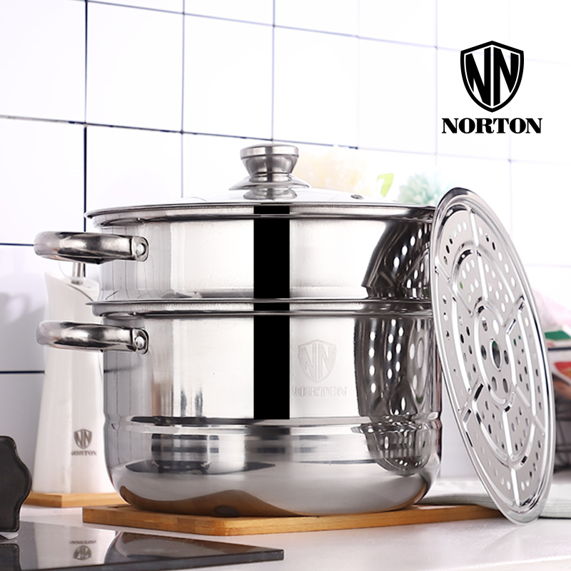 诺顿NORTON 欧克斯三层蒸锅26CM 2ZOKS026高清大图