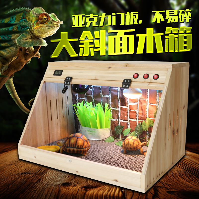 陆龟蜥蜴刺猬蜘蛛蛇蝎子角蛙饲养箱爬宠箱爬虫箱陆龟箱保温箱高清大图
