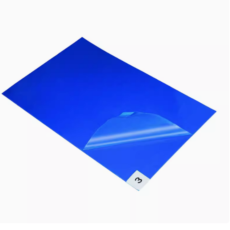可撕式粘尘垫79X115cm 蓝色 10本/盒