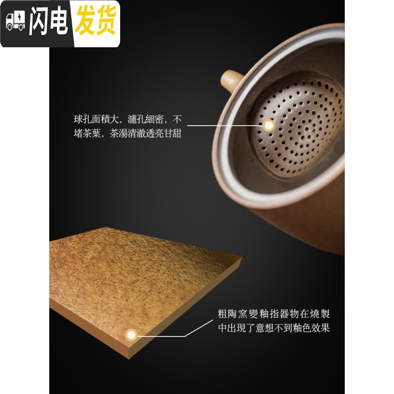 三维工匠 陶瓷茶壶 家用过滤泡茶壶办公简易功夫茶具现代茶道小单壶 松果茶壶H3B