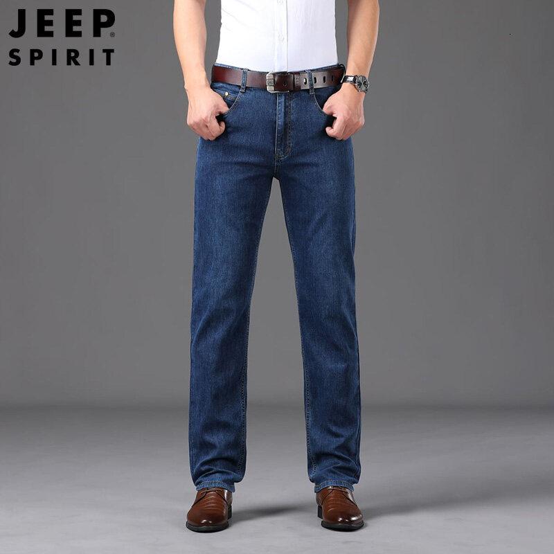 JEEP SPIRIT吉普男士牛仔裤 2025新款运动休闲长裤