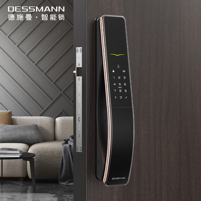 b2b专用德施曼q7全自动智能指纹锁家用防盗门密码锁电子门锁参数