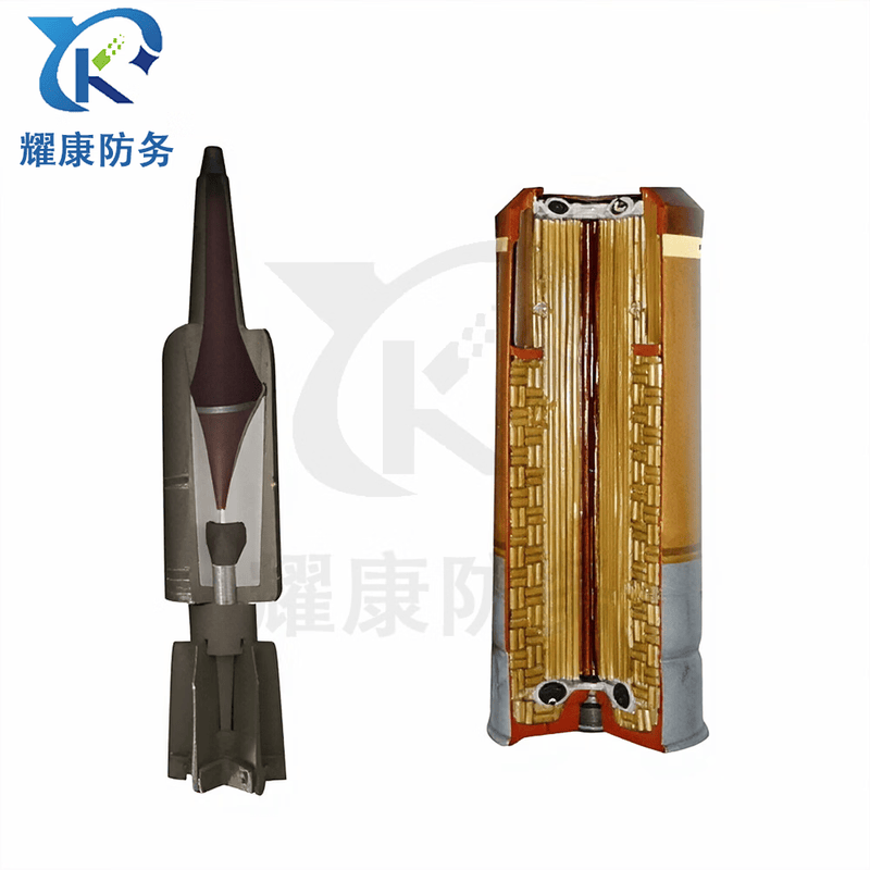 耀康防务解刨弹模型教具 DTP10式125毫米破甲弹解剖模型教学解刨弹YKFW-DY-031高清大图