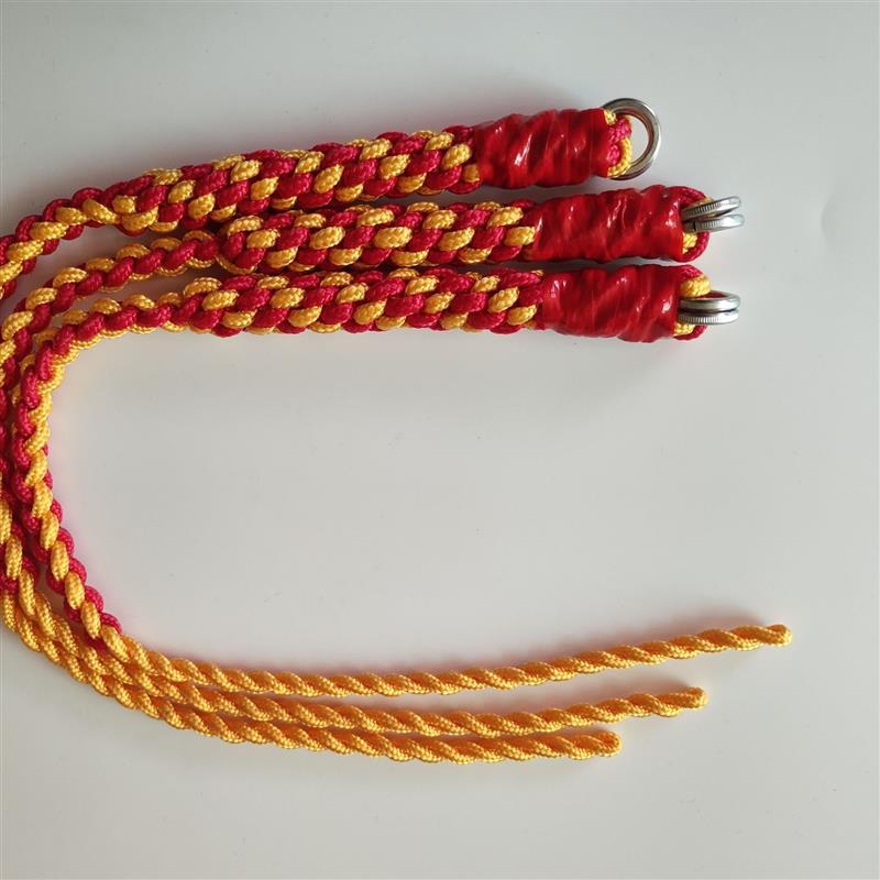 鞭头鞭稍鞭釉尼龙鞭头专用麒麟鞭健身鞭鞭尾鞭梢配件s6红色70cm