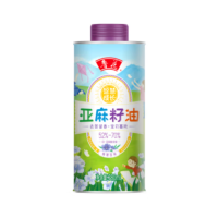 鲁花亚麻籽油 380ml*1马口铁罐