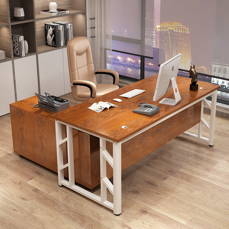 尋木匠办公家具老板桌办公桌椅组合大班台主管经理桌简约现代单人