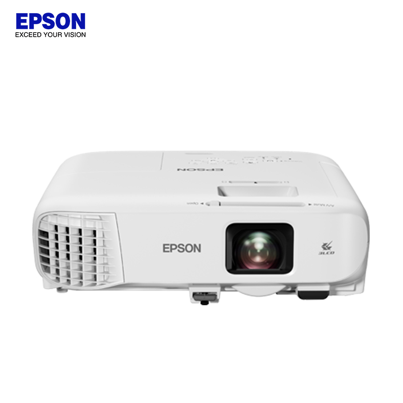 爱普生(EPSON) CB-972 高亮办公投影仪 商用家用投影仪 (4100流明 标清 双HDMI接口 支持侧面投影)高清大图