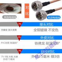 苏宁放心购 有线电视线信号线高清线F头数字机顶盒连接线家用闭路线TV闭路线 TV公TV母 10米