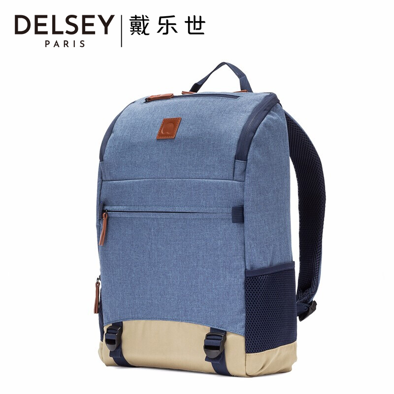 法国大使/DELSEY 00001560002 休闲电脑双肩包 17英寸 蓝色