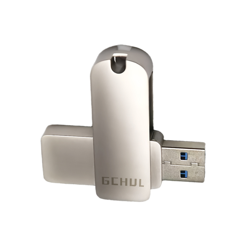 杰储(GCHUL) U100 深空系列 512G USB3.2 超高速固态闪存U盘/优盘 (计价单位:个) 银色高清大图