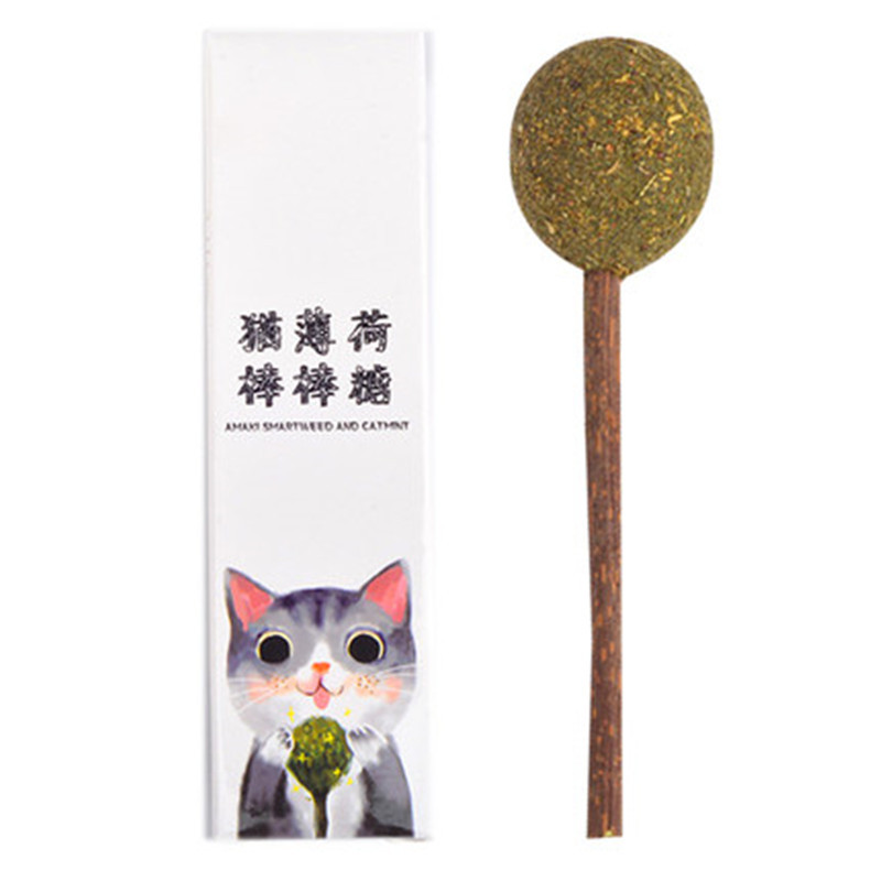 猫咪玩具用品猫薄荷球棒棒糖逗猫棒磨牙洁齿的木天蓼猫草猫咪零食