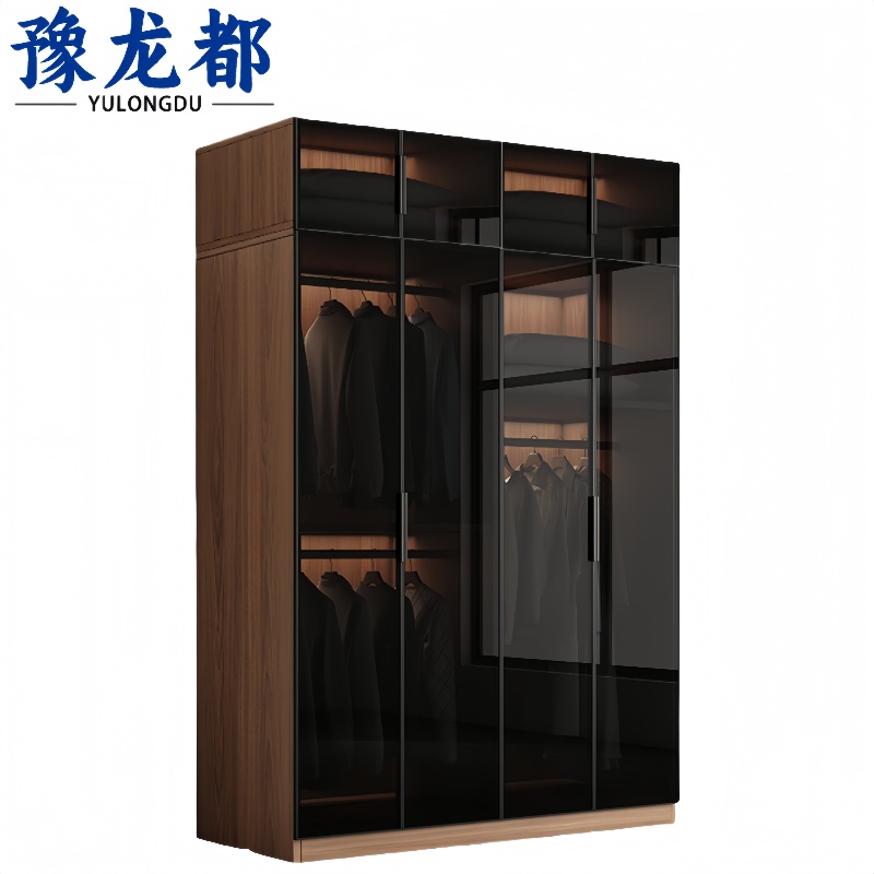 豫龙都 衣柜 四门+顶柜 台