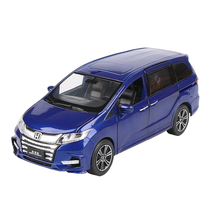 本田新款奥德赛132合金车模6开门金属男孩玩具仿真汽车模型摆件
