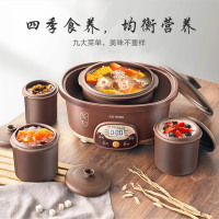 天际(TONZE)隔水电炖炖锅隔炖紫砂内胆燕窝炖盅煮粥煲汤锅可做酸奶多功能易清洗2.5升DGD25-25ZWG