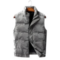 羽绒服马甲男士秋冬季潮流无袖坎肩保暖立领外穿背心马夹男装外套 M 283-YRMJ-821深灰
