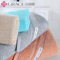 洁丽雅(grace)毛巾一浴一面-倒叙时光 面巾33*72cm*1 浴巾70*140cm*1 蓝色
