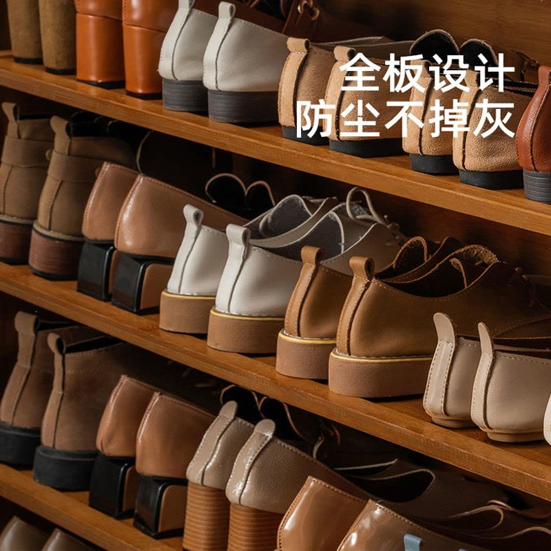鞋柜阿斯卡利家用门口门外大容量玄关柜 多层楼道收纳木鞋架图片