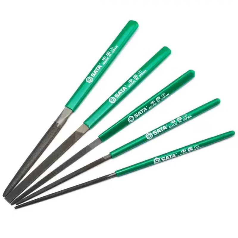 世达(SATA)金属打磨钳工锉木工钢挫刀迷你中齿平锉