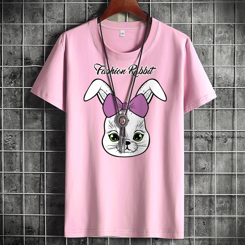男短袖夏季纯棉T恤青年潮牌上衣服修身半袖 DT11393