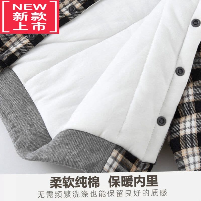 可莉允儿童棉袄棉服冬季校服内胆器内穿男童棉衣学生保暖加绒加厚图片