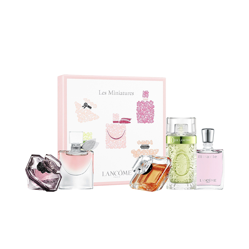 lancome兰蔻小q香限量套装5支装迷你香水礼盒套装视频