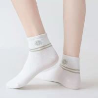 苏宁宜品元气少女舒适透气短袜
