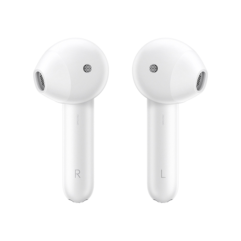 OPPO Enco Free 真无线蓝牙耳机 恬白 半入耳式 通话降噪